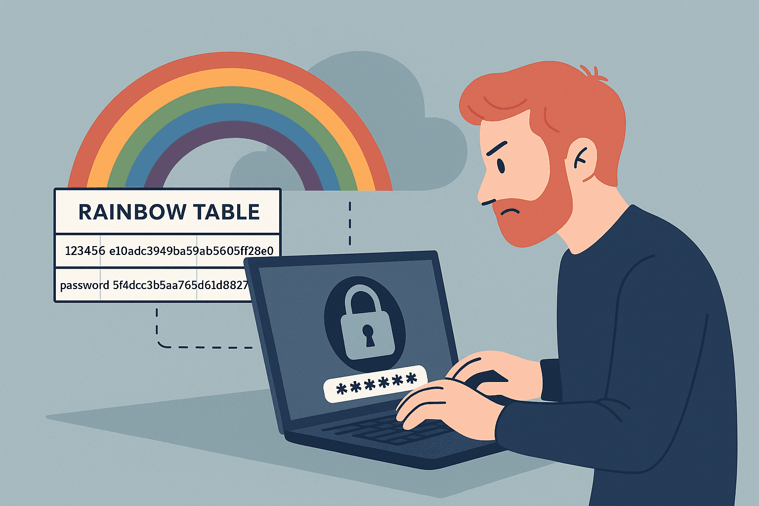 🌈 What Is a Rainbow Attack in Security?