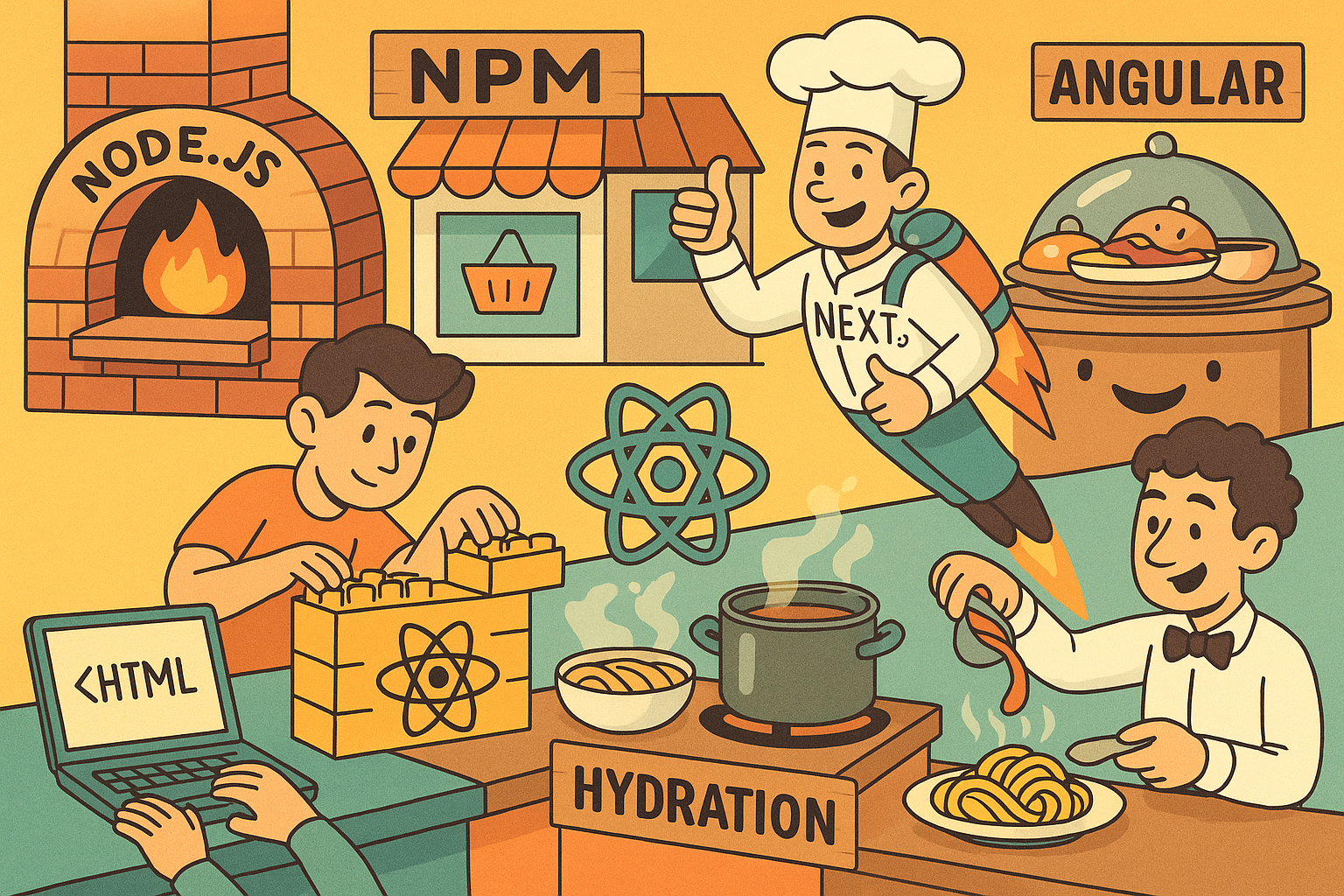 🍿 When the Web Learned to Cook: From npm to Next.js
